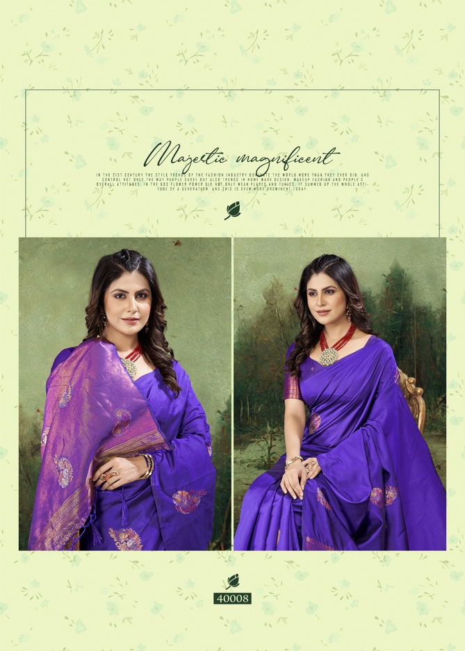 Sasha By The Fabrica Lichi Silk Designer Sarees Catalog